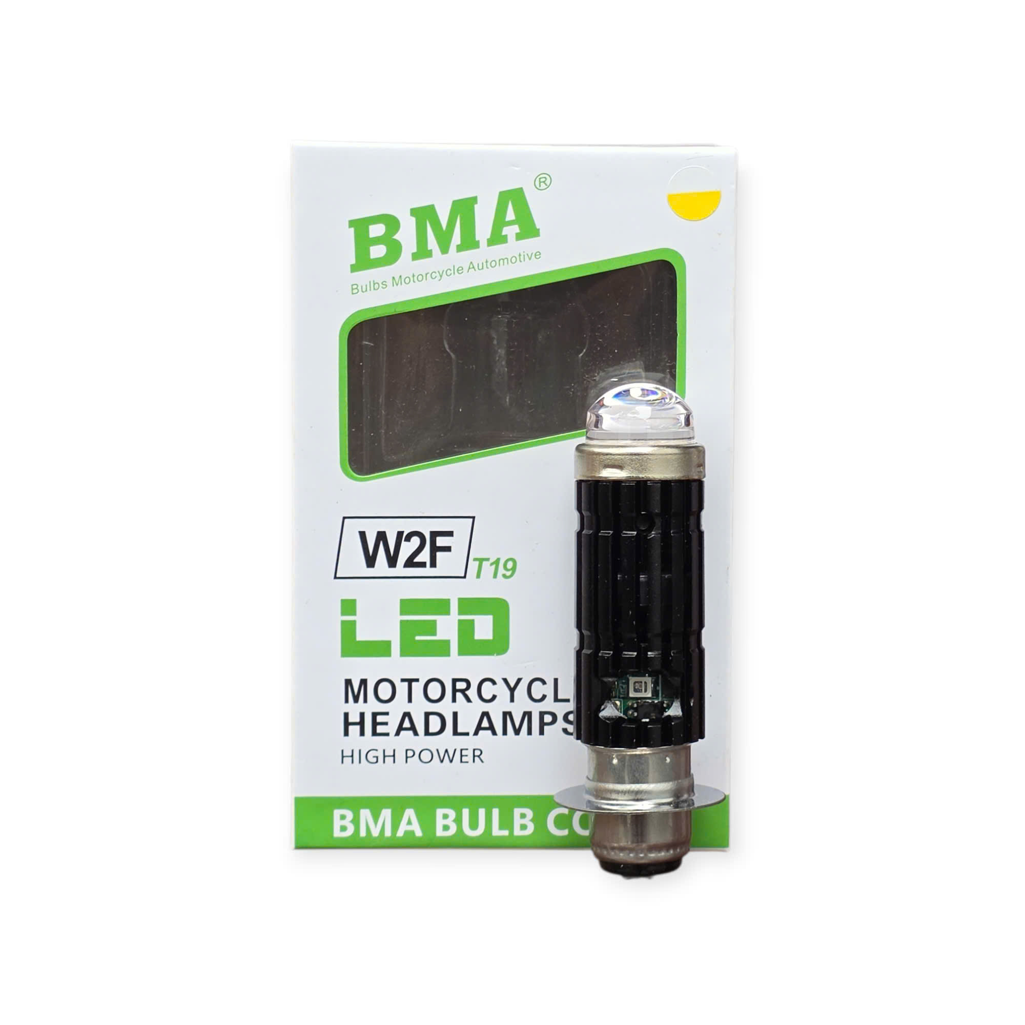 BÓNG LED BMA W2F T19 BI CẦU CẮM THẲNG W/Y